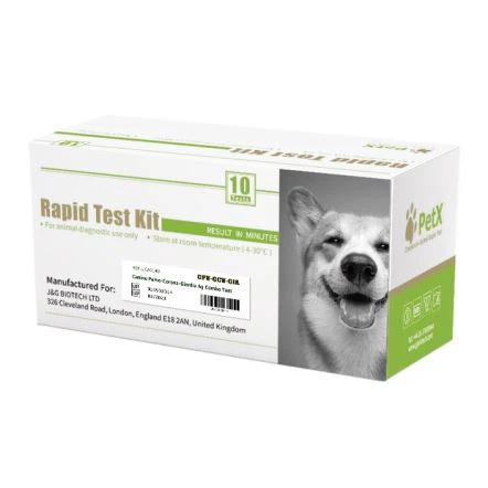 Teste combinado de antígeno canino Parvo Corona Giardia CPV CCV GIA